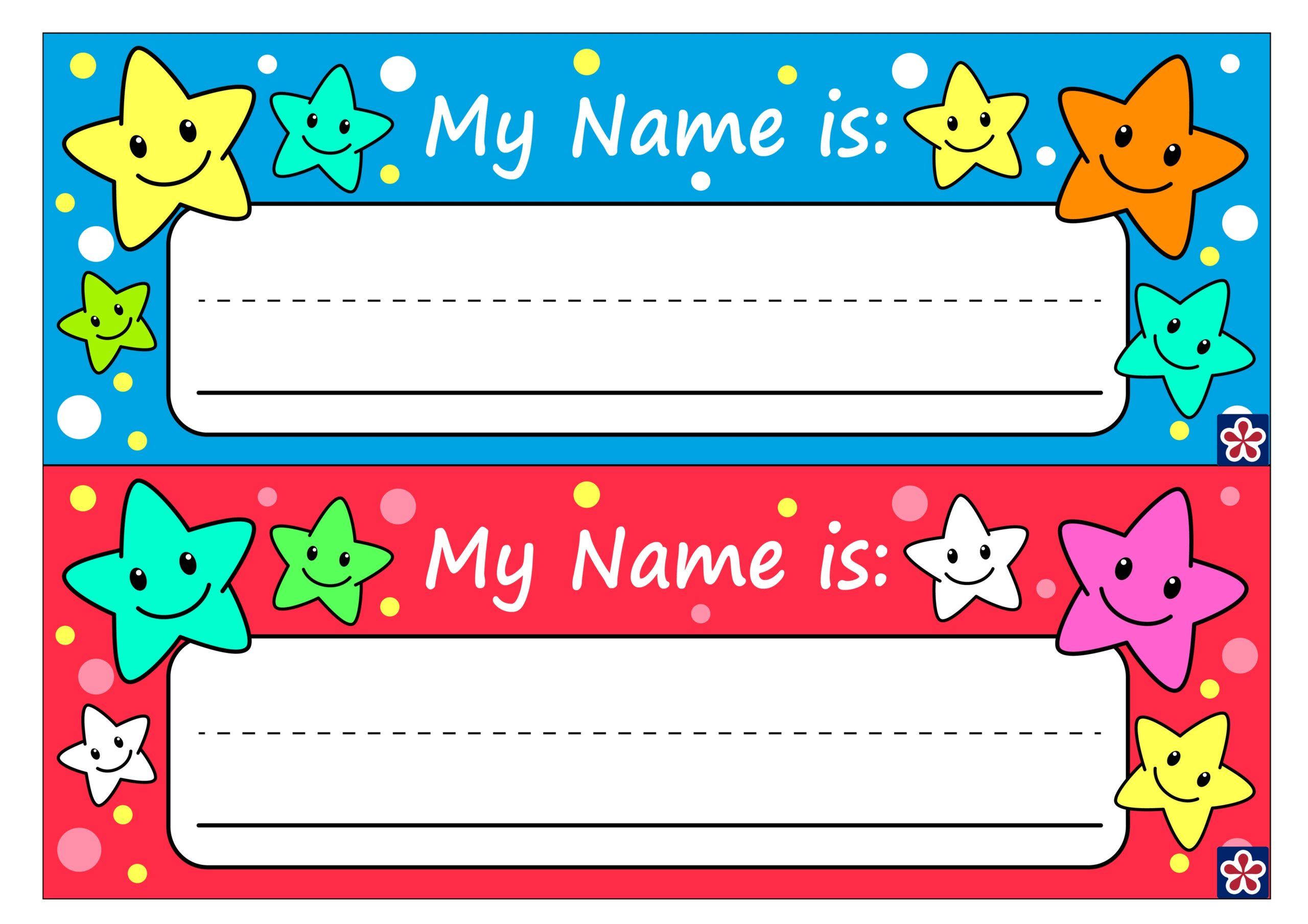 Editable Name Template For Preschool