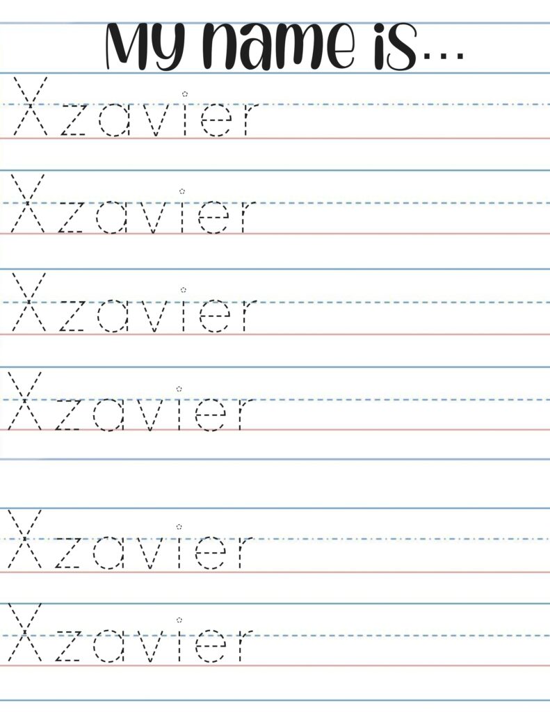 Make Your Own Printables Name Worksheet - Name Tracing Printable