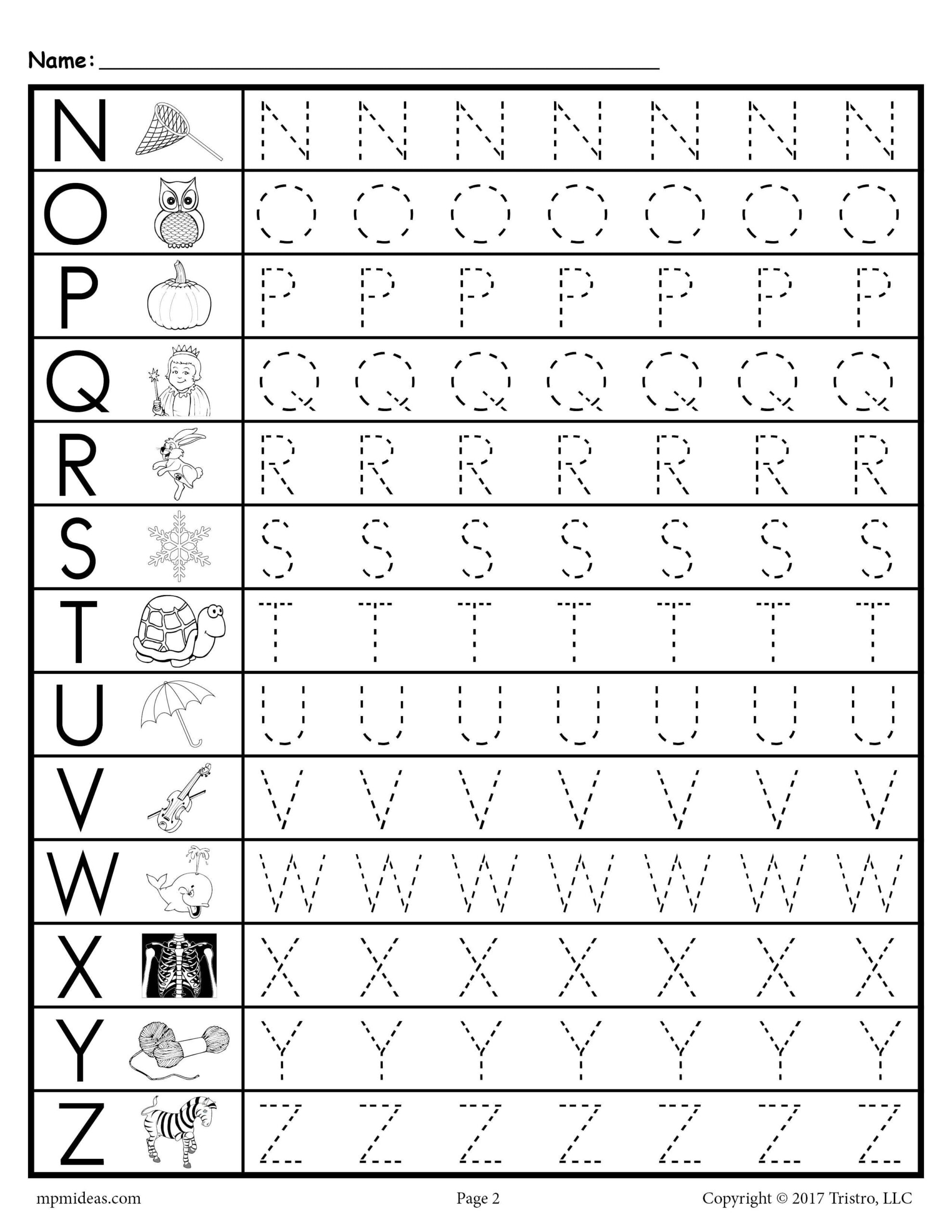 Uppercase Letter Tracing Worksheets A Z Alphabet Tracing Worksheets Tracing Worksheets Preschool Tracing Worksheets