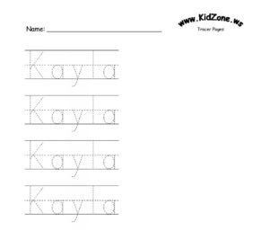 Custom Name Tracer Pages Preschool Writing Kindergarten Names Preschool Names