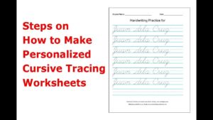 Printables Cursive Name Tracing