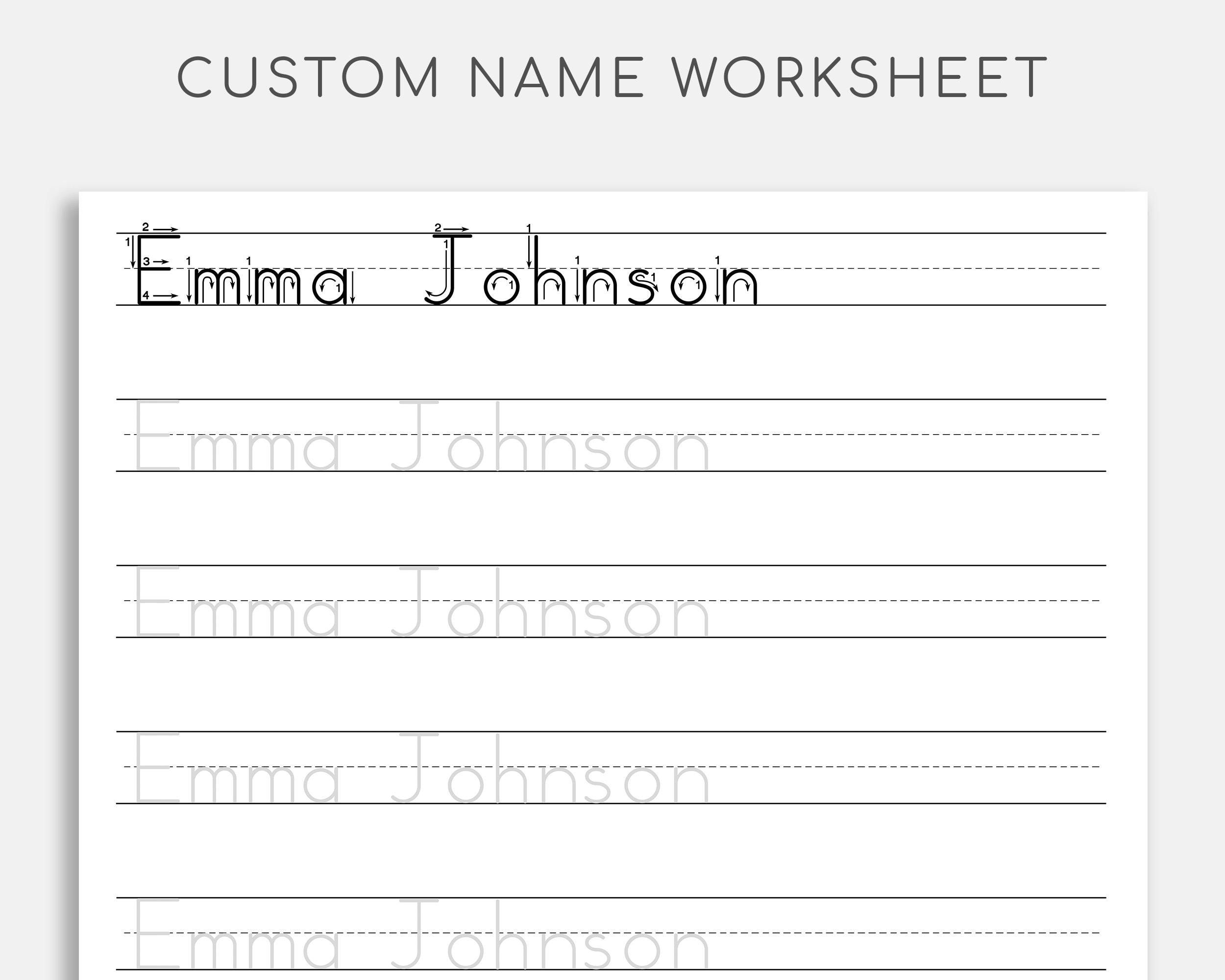 Printables Name Tracing In Handwriting